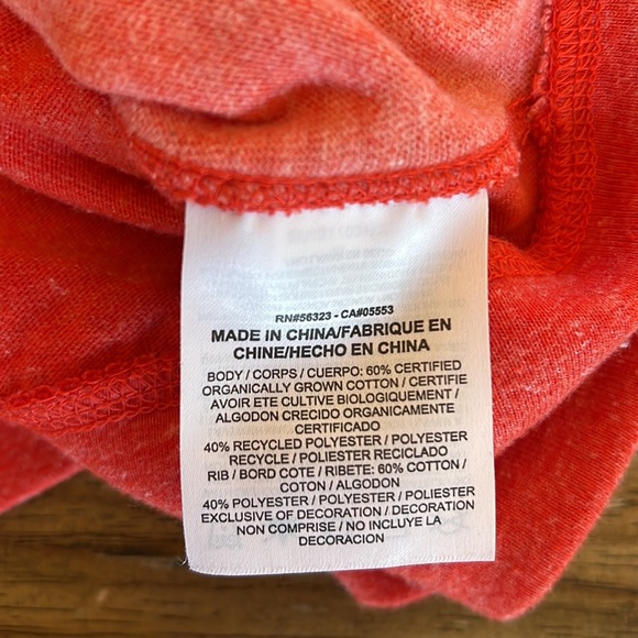 Nike Coral Orange Hooded Tank Top - Picture 10 of 10